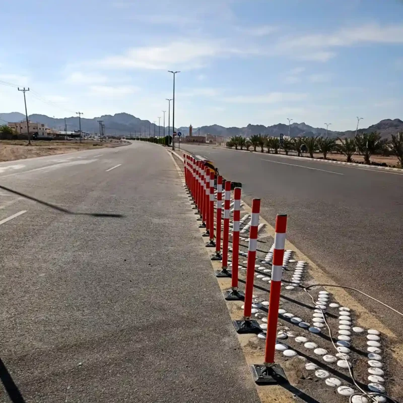 الأعمدة المرنة البلاستيكية TPU _ الأعمدة المرنة لتنظيم المرور