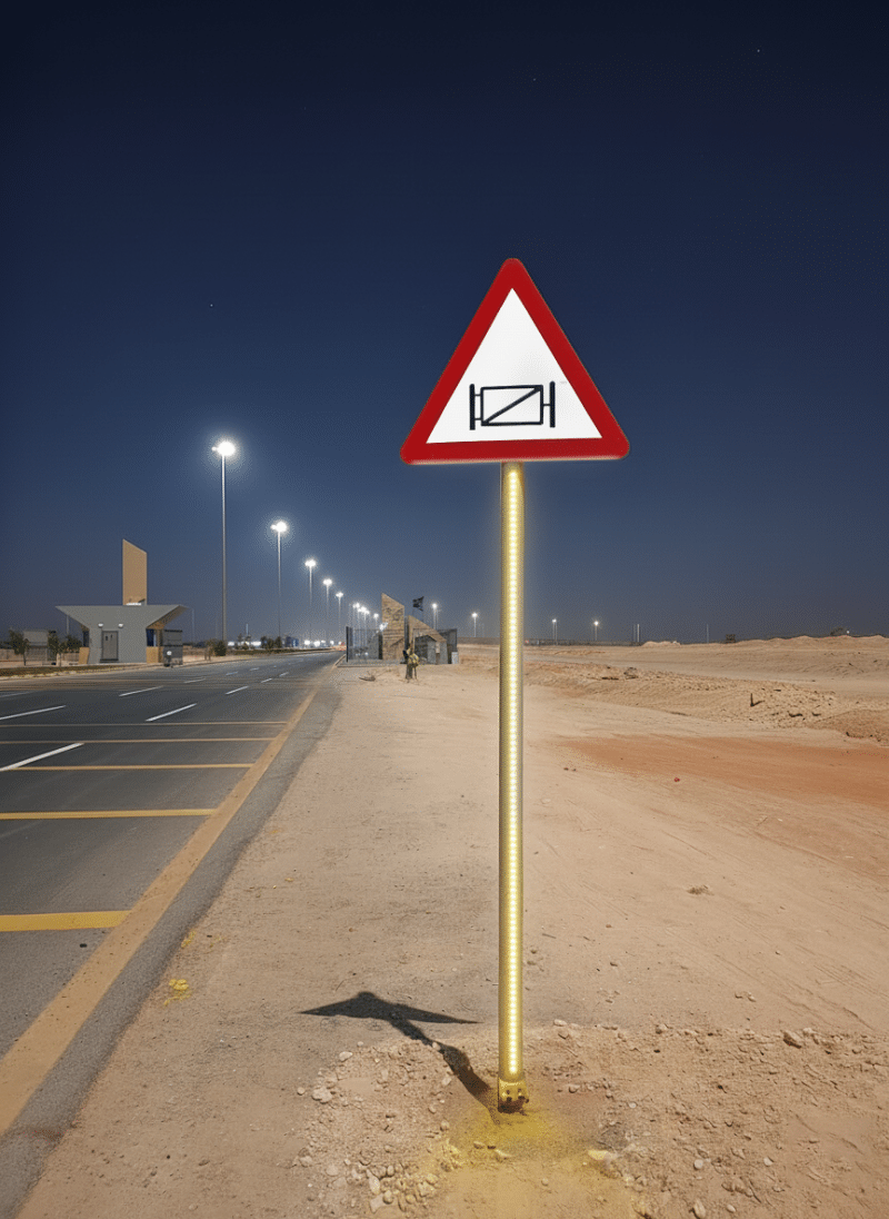 الأعمدة المضيئة