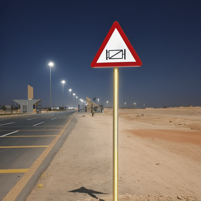 الأعمدة المضيئة