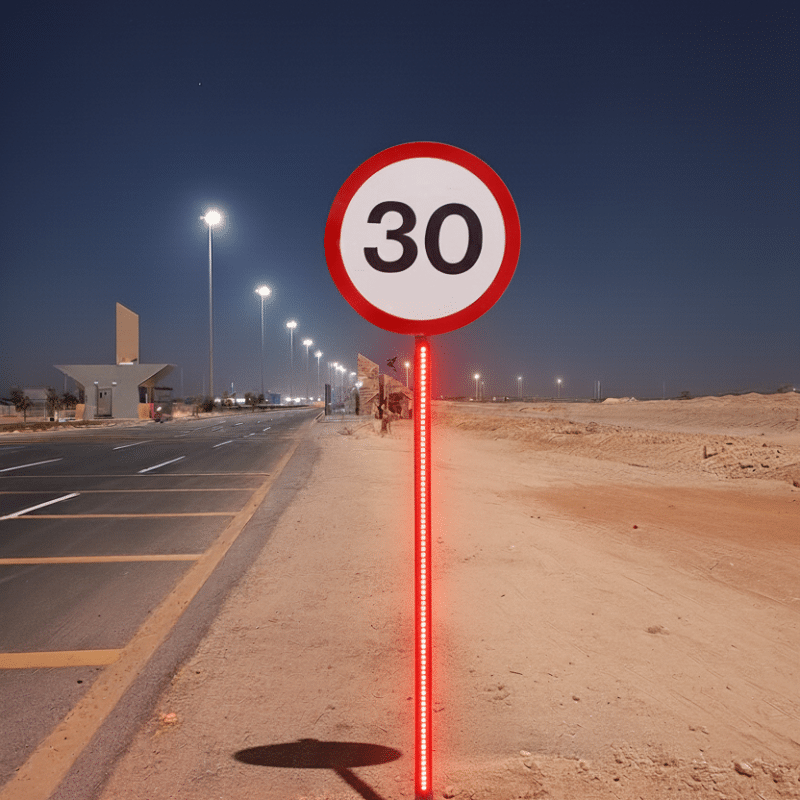 الأعمدة المضيئة