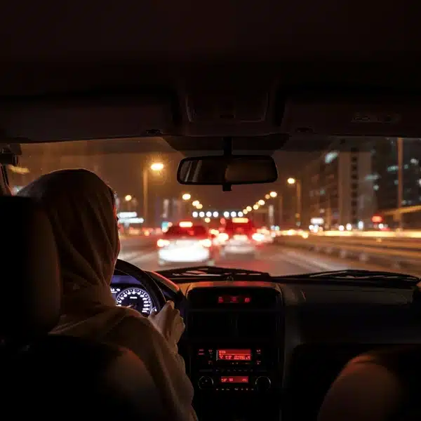 السلامة المرورية في قيادة النساء للسيارات 