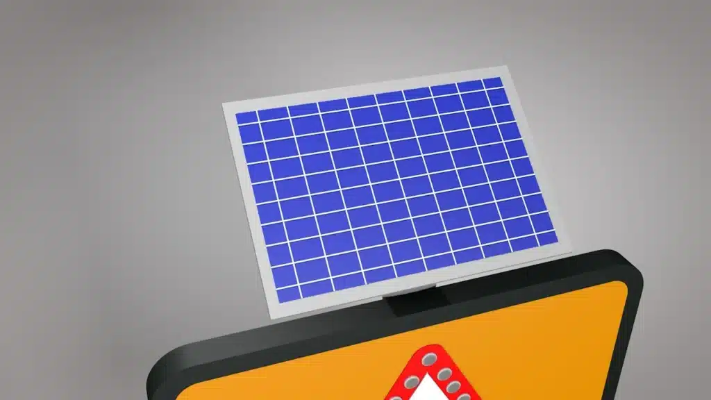 لوحات الطرق بالطاقة الشمسي