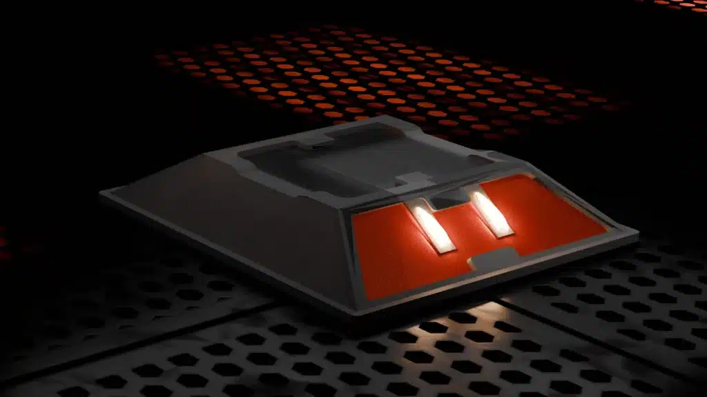 عيون القطط بالطاقة الشمسية