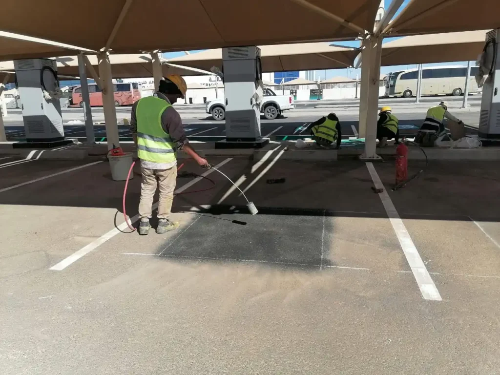 وضع علامة Premark في مكانها