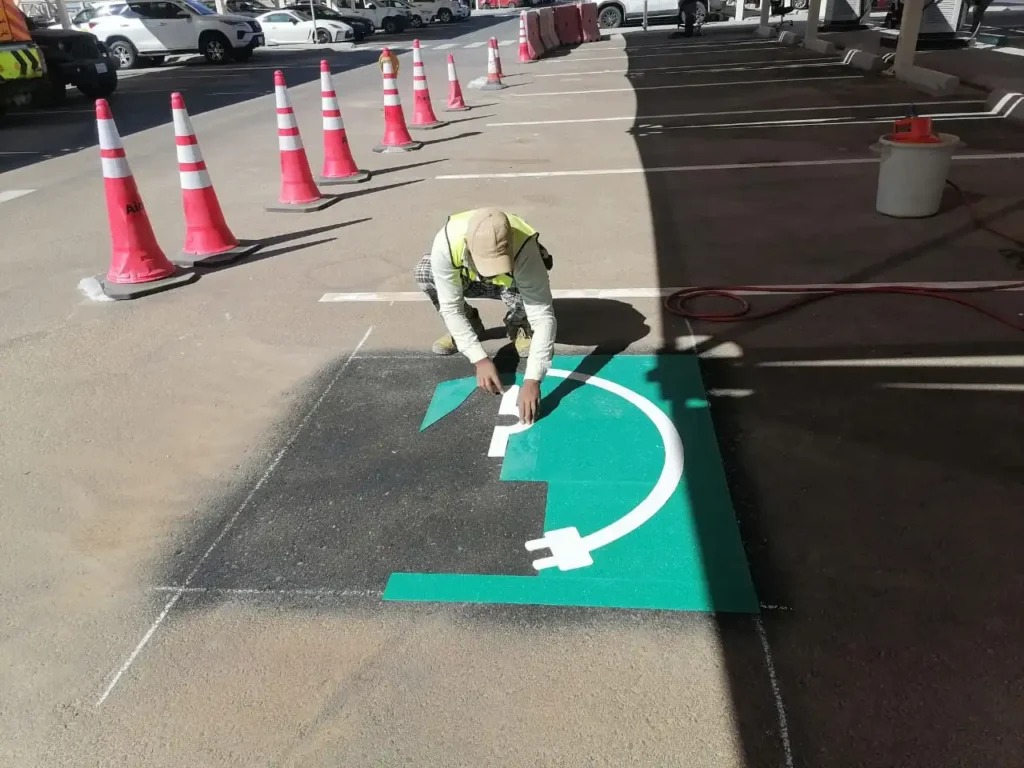 وضع علامة Premark في مكانها