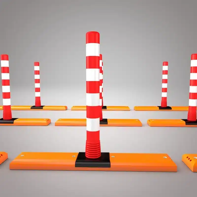 الأعمدة المرنة بالقاعدة الطويلة