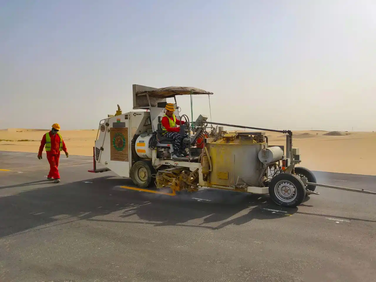 دهانات الطرق الحرارية (Thermoplastic)