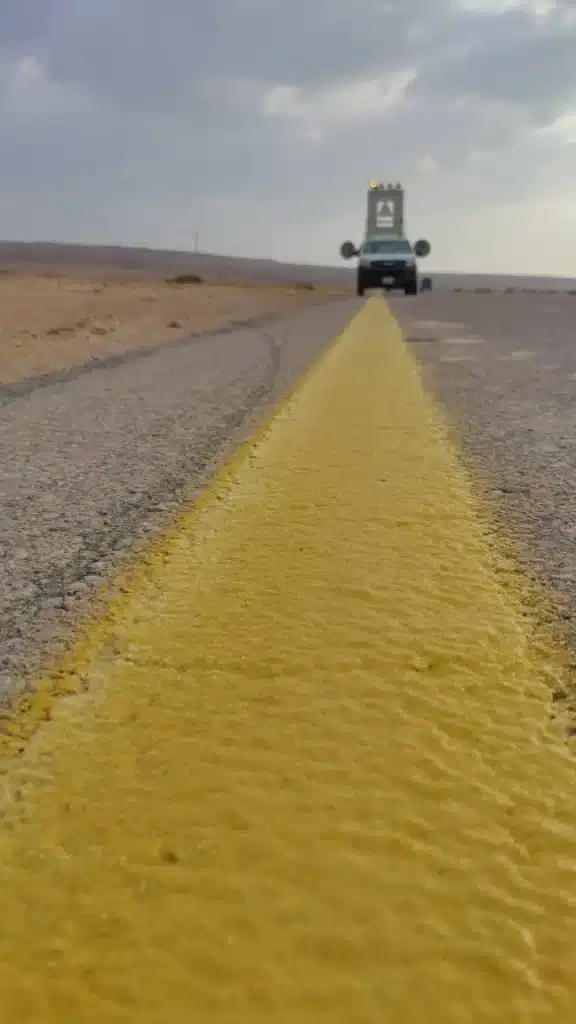 دهانات الطرق الحرارية (Thermoplastic)